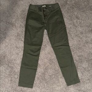 J. Crew Sage/Olive Green Stretch Pants